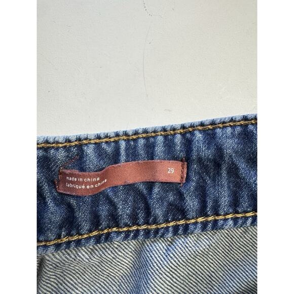 Anthropologie Pilcro The Relaxed High Rise Denim Jean Shorts Size 29 Summer - Picture 4 of 8